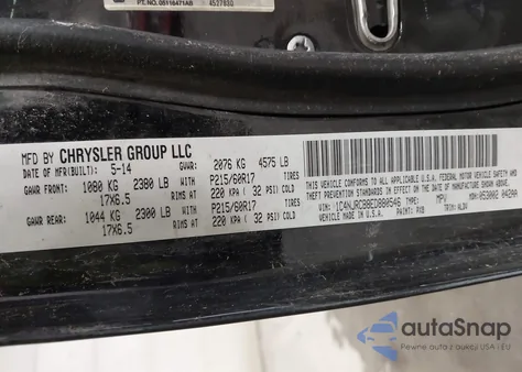 2014 Jeep Patriot Limited из США, поврежденный, VIN 1C4NJRCB8ED880546